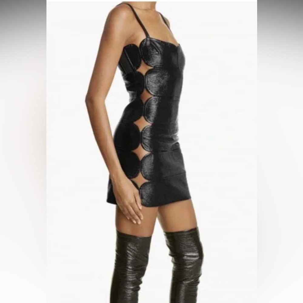 Courrèges cut out glossy mini dress - Picture 3 of 11